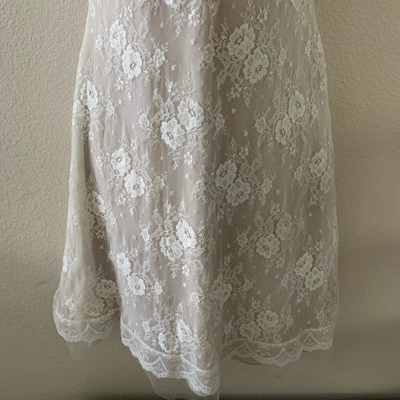 Jessica McClintock collection lace ivory dress sz4 - Picture 4 of 8